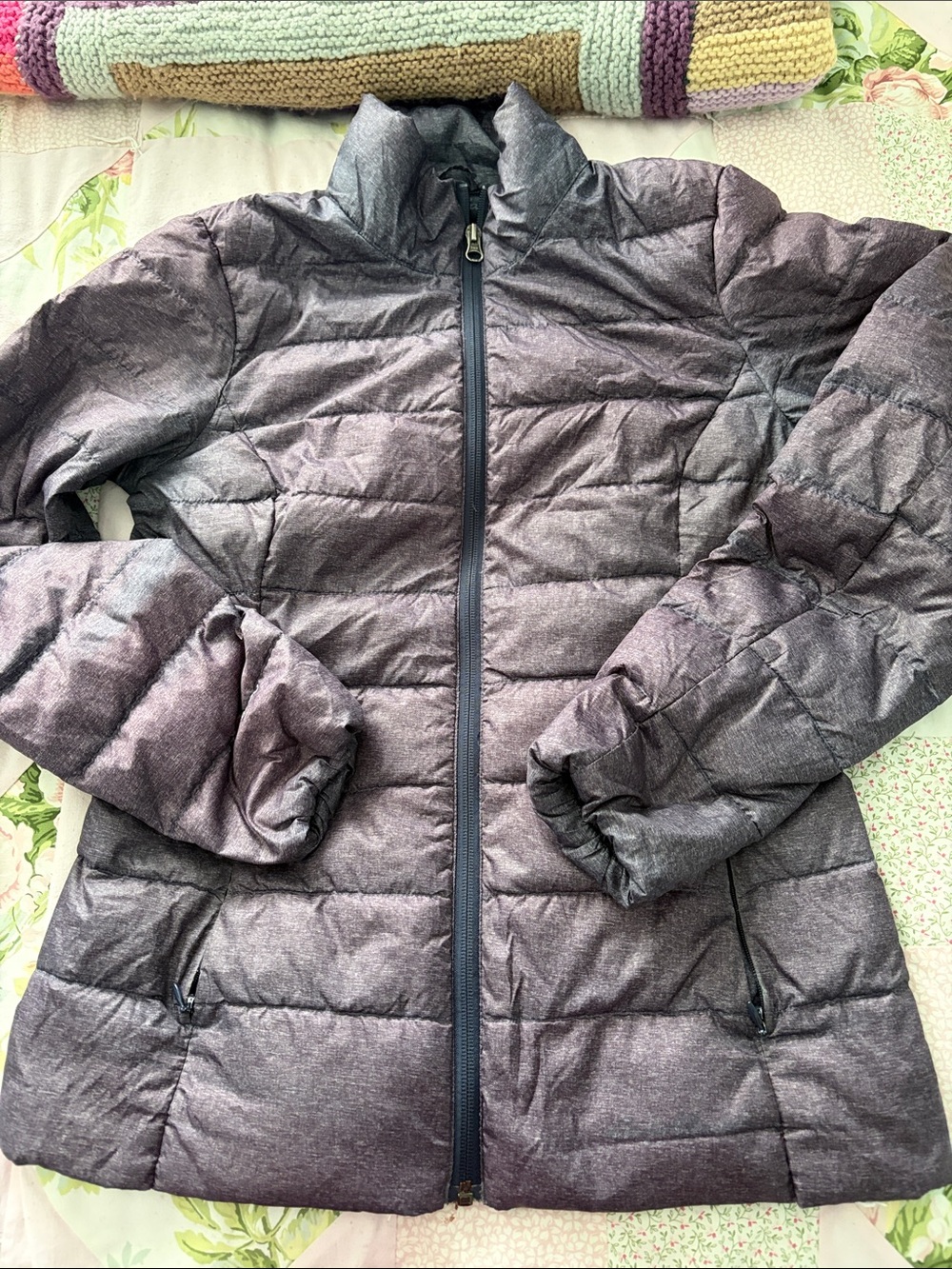 Eddie Bauer Women's Quilted Puffer Jacket in Charcoal